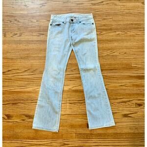 VTG y2k 2000s Guess Daredevil Boot cut Light Wash Low Rise Jeans Stretch Sexy